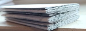 Pre folded leaflets